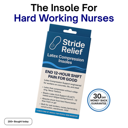 Latex Compression Tech (ELACT) Insoles For Nurses - Save up to 56% today.